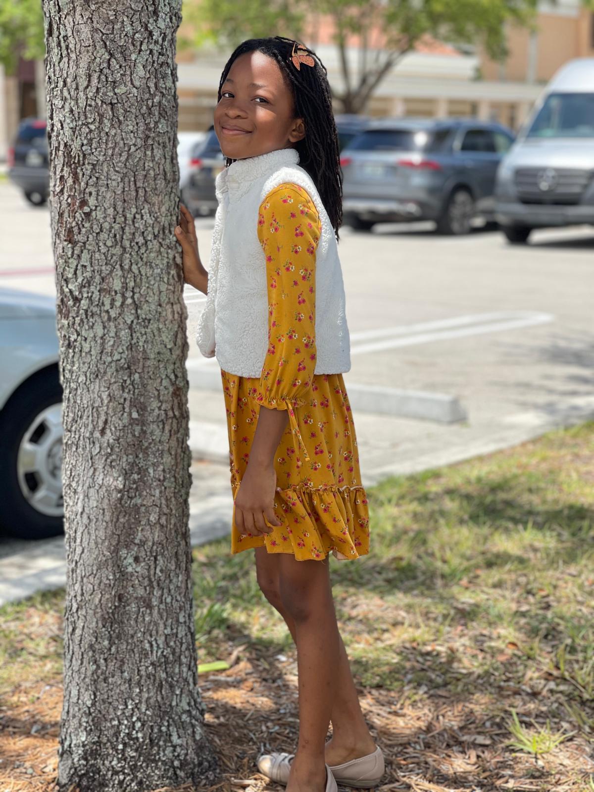 Emma Walker - Portrait by the tree